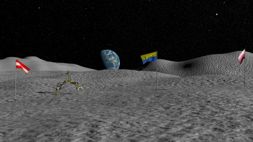 Moon with Flags preview image